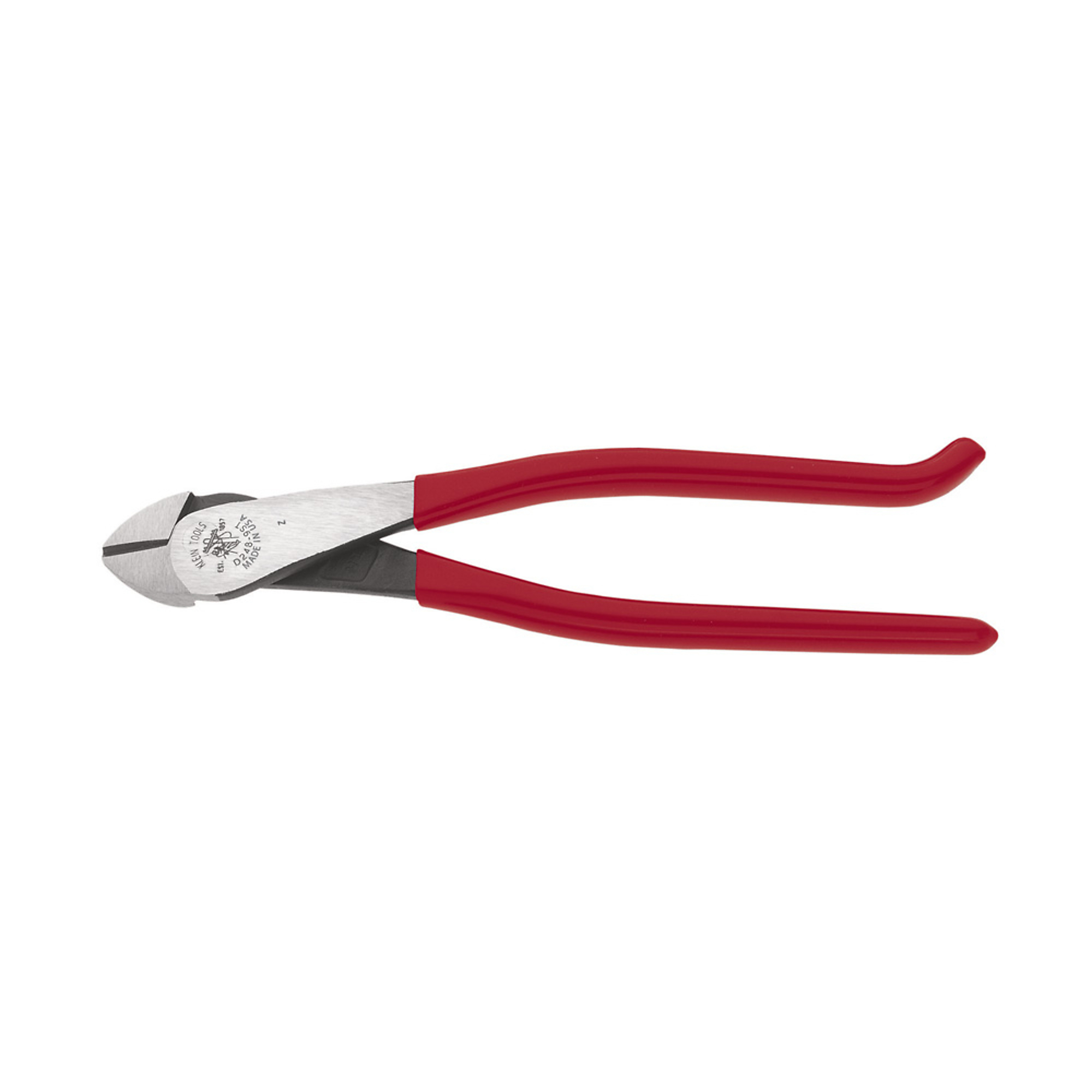 Klein Tools, Ironworker's Diagonal Cutting Pliers, 9in., Jaw Capacity 1 in, Model# D248-9ST